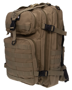 G Outdoors GPS Tactical Bugout Laptop Backpack 600D Polyester Tan - Holds 2 Handguns — view 2
