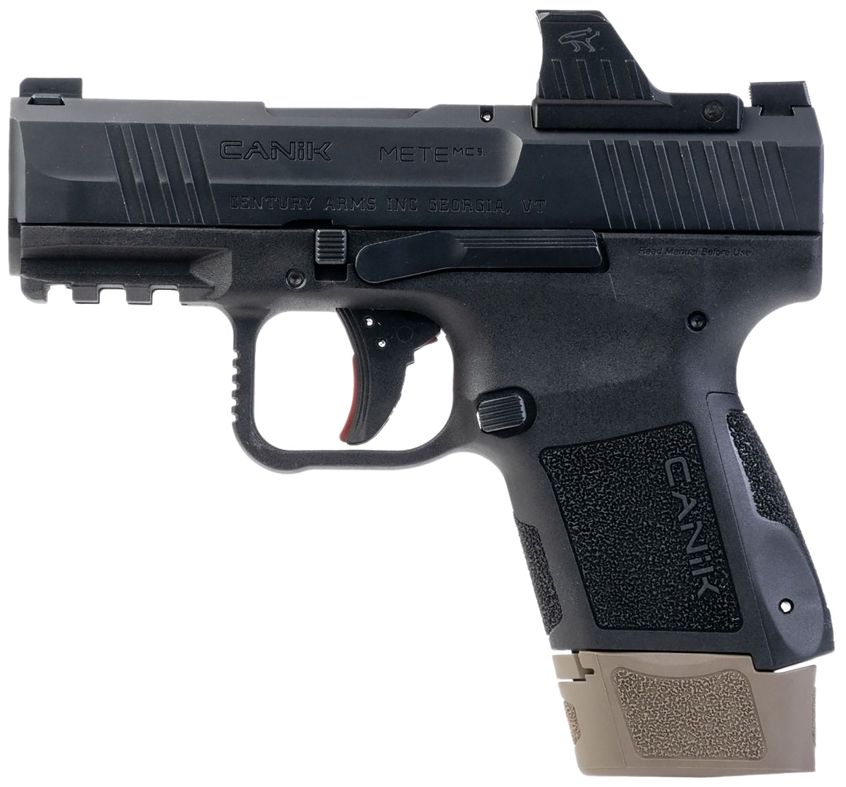 Canik MC9 9mm Luger 15rd Steel Magazine with Full Grip Extension - Flat Dark Earth — view 2