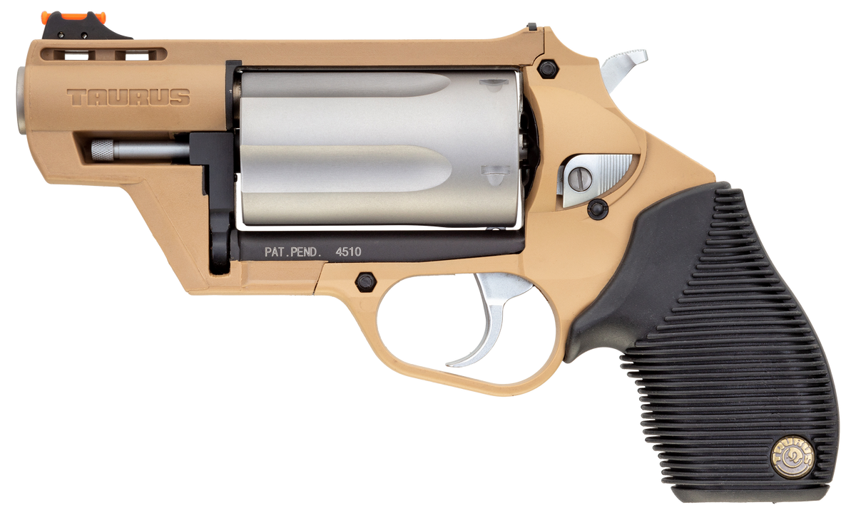 Taurus Judge Public Defender 45 Colt/410 2.5" 5-Shot Revolver - FDE — view 2