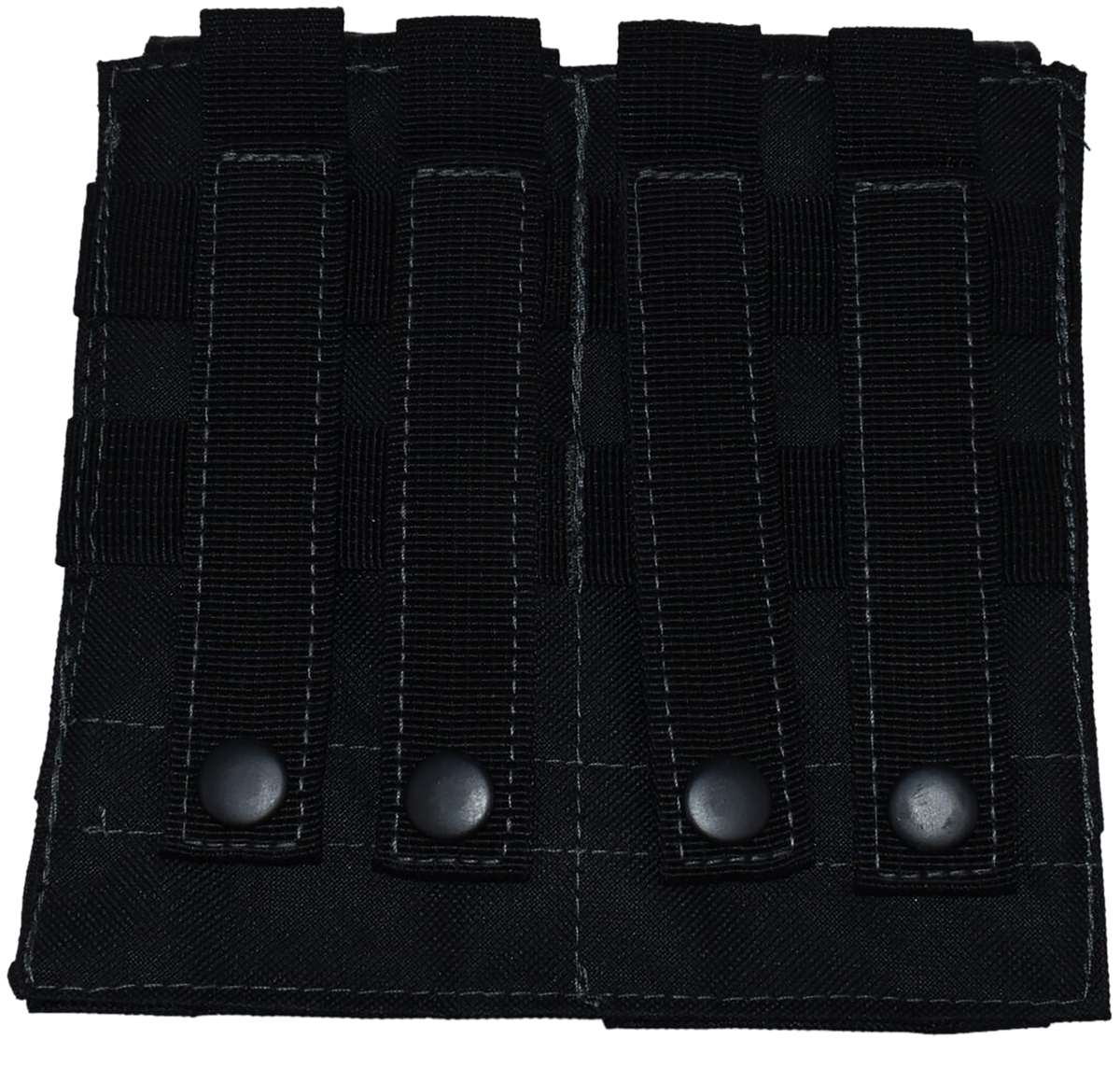Advance Warrior Solutions Double Mag Pouch Open Top MOLLE Black — view 2