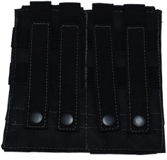 Advance Warrior Solutions Double Mag Pouch Open Top MOLLE Black — view 2
