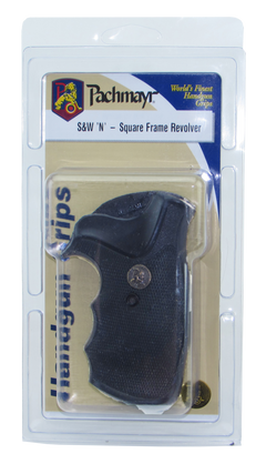 Pachmayr Gripper Rubber Grip Checkered w/ Finger Grooves S&W N Frame Square Butt — view 2