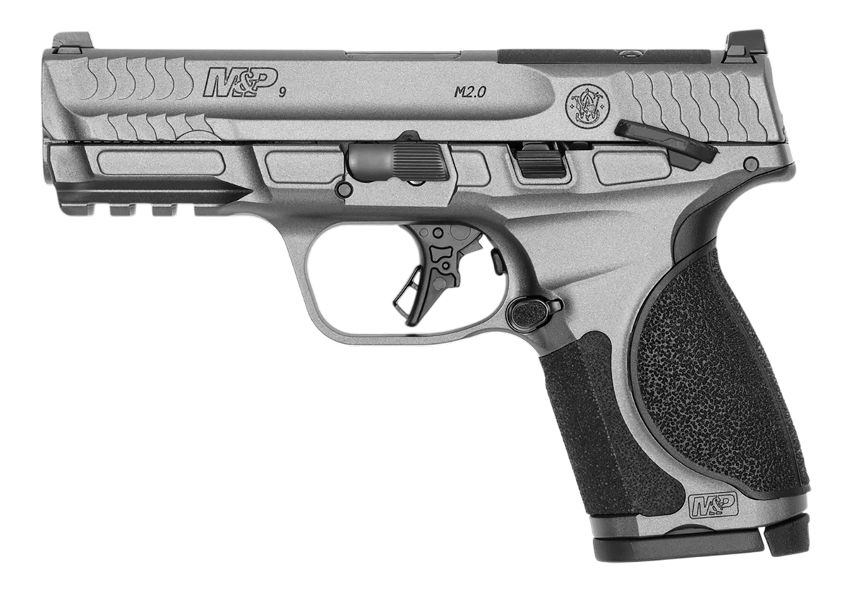 Smith & Wesson M&P 9 M2.0 Metal Compact 9mm 4" 10+1 Semi-Auto Pistol - Tungsten Gray - CA Compliant — view 2