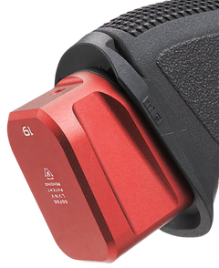 Strike Industries EMP Extended Mag Plate 6061-T6 Aluminum Red for Glock G19 — view 2