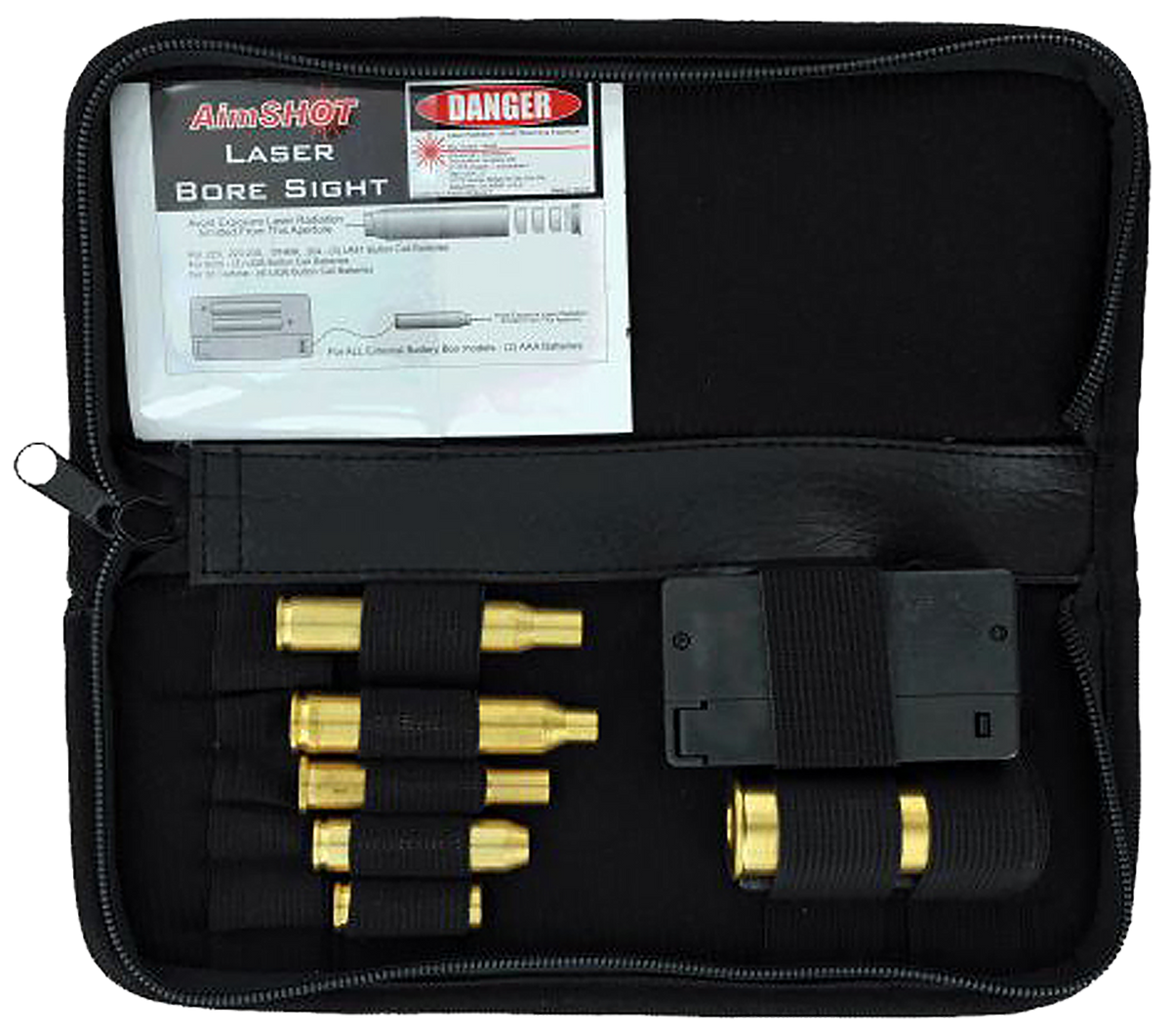 AimShot KTRIFLE Boresight Rifle Kit Laser Universal 6-Arbor Brass — view 2
