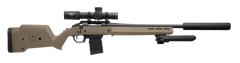 Magpul Industries Hunter American FDE Rifle Stock w/ Aluminum Chassis - Right Hand Short Action Ruger American - STANAG Mag Well — view 2