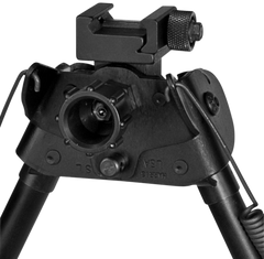 Harris S-LP Swivel Bipod Picatinny 9-13" Black Steel/Aluminum - Rubber Feet — view 2