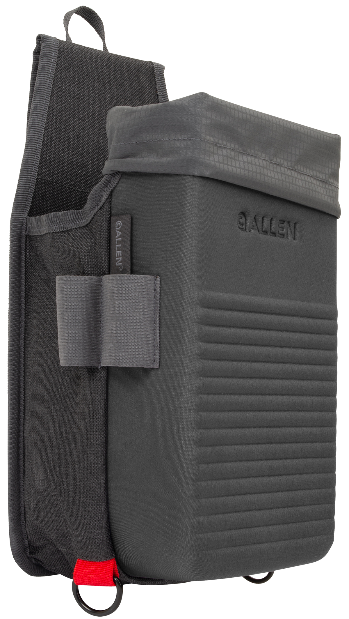 Allen 8334 Competitor Double Compartment Shell Bag Gray Molded EVA 12 Gauge — view 2