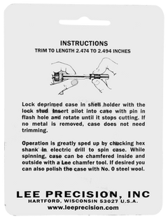 Lee Precision 90140 Case Length Gauge 30-06 Springfield w/ Shell Holder — view 2
