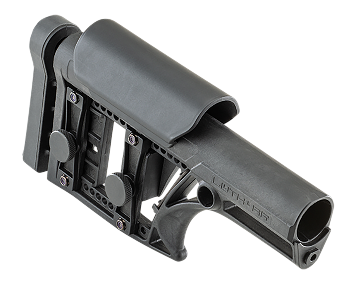 Luth-AR MBA-1 Buttstock AR-15/AR-10 Black 10.50" OAL Ambidextrous — view 2