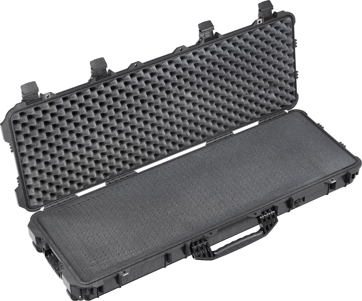 Pelican 1750 Protector Long Case 41.80" Black Polypropylene w/Foam & Wheels — view 2