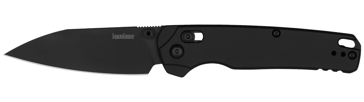 Kershaw Bel Air XL 3.4" Reverse Tanto Plain CPM MagnaCut Black PVD - Black Aluminum — view 2