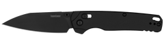 Kershaw Bel Air XL 3.4" Reverse Tanto Plain CPM MagnaCut Black PVD - Black Aluminum — view 2