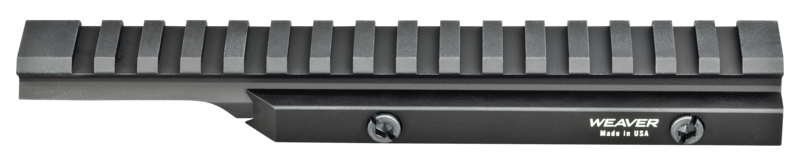 Weaver Mounts 99673 Flat Top Riser Rail Black Anodized 0 MOA — view 2