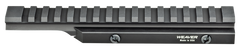 Weaver Mounts 99673 Flat Top Riser Rail Black Anodized 0 MOA — view 2