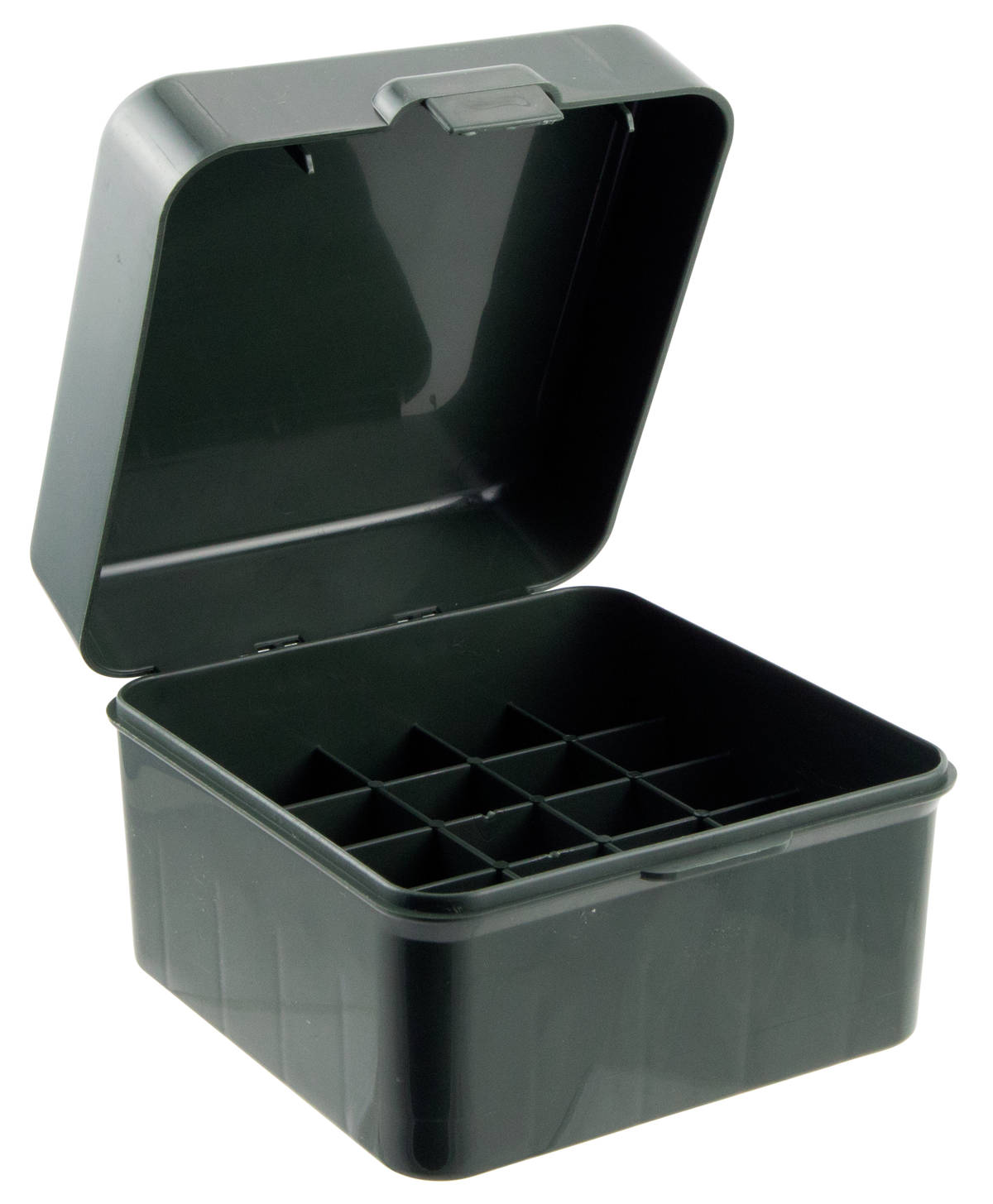 MTM Case-Gard S2512M11 Shotshell Box 10/12 Gauge 25rd Forest Green Polypropylene Flip-Top — view 2