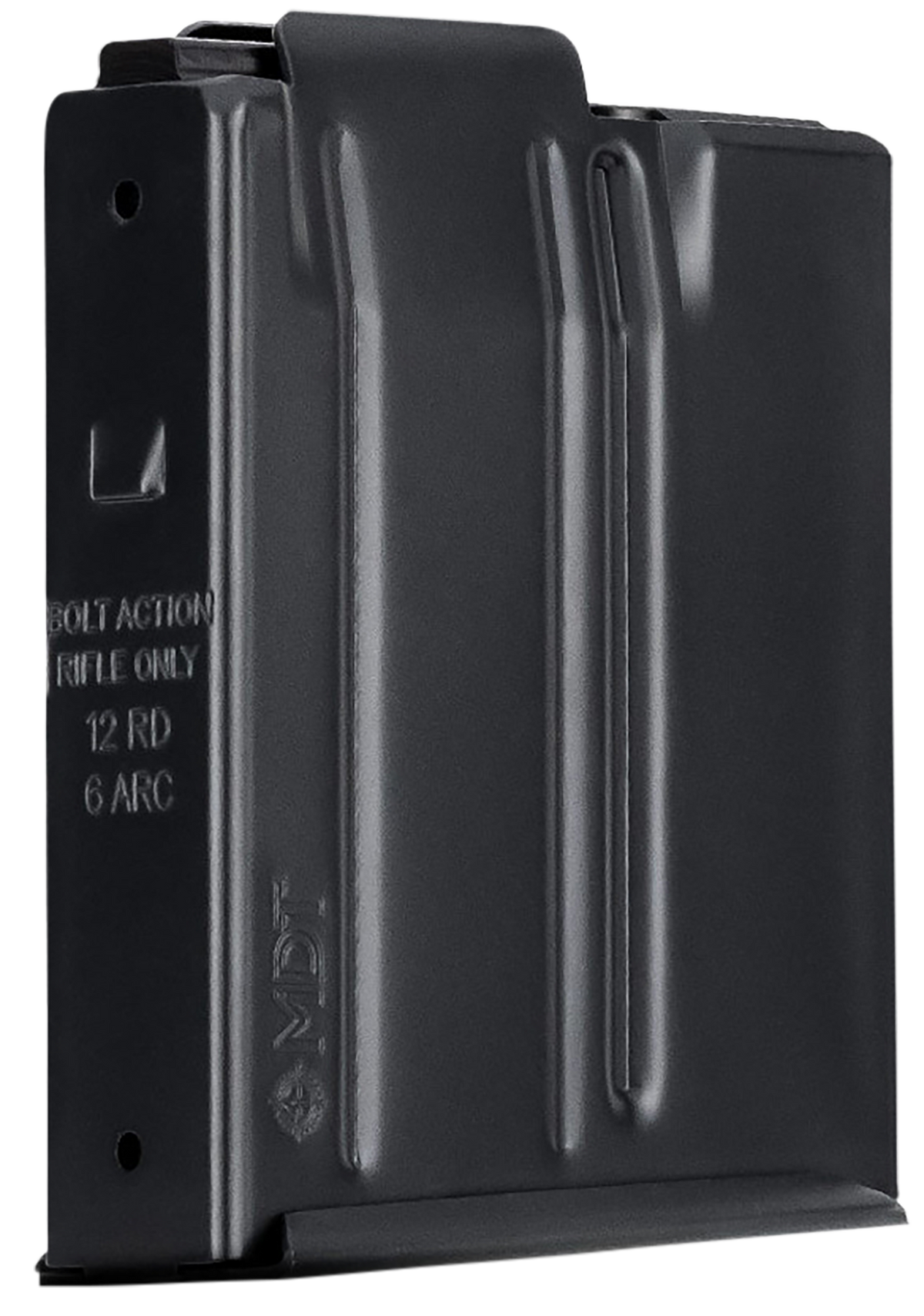 MDT Sporting Goods AICS SA 6mm ARC 10rd Steel Rifle Magazine - Black — view 2
