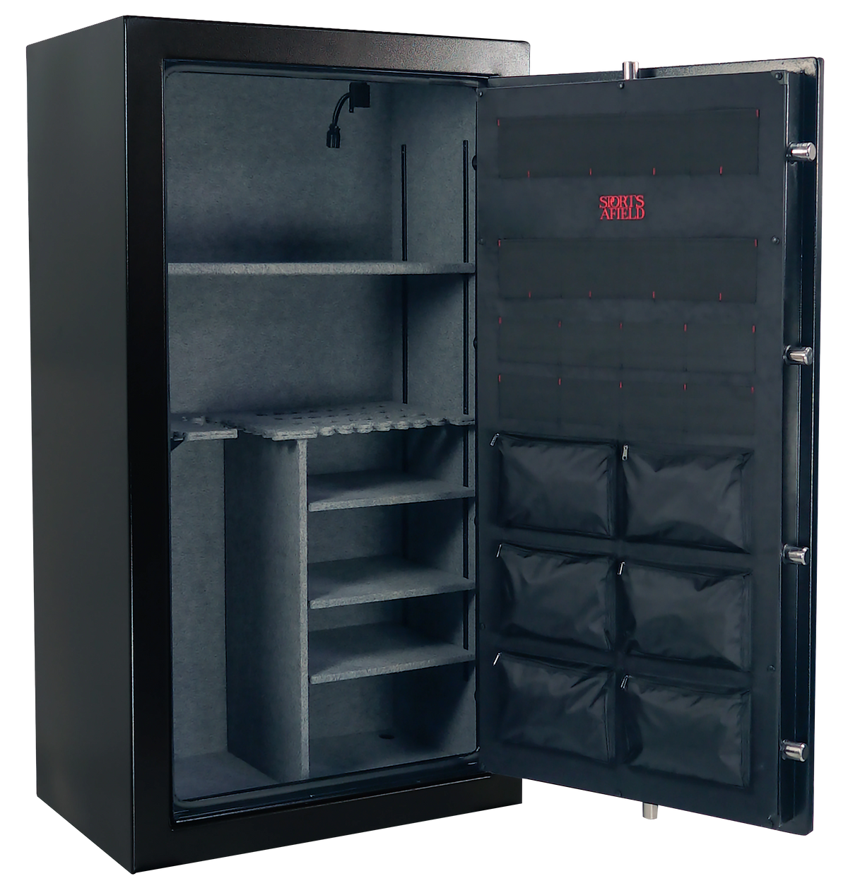 Sports Afield Preserve SA7240P 60+8 Fireproof Gun Safe 72x40x25 Black Steel — view 2