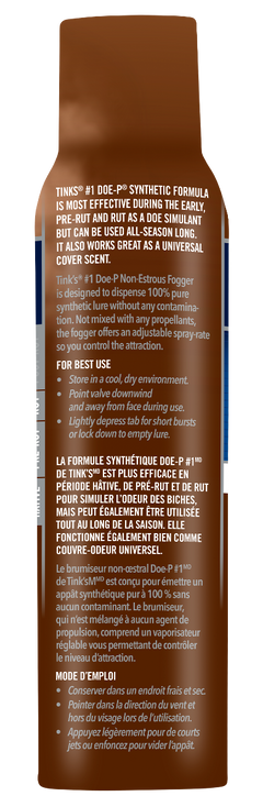 Tinks #1 Doe-P Synthetic Deer Attractant Non-Estrous Doe Urine 5 oz Aerosol — view 2