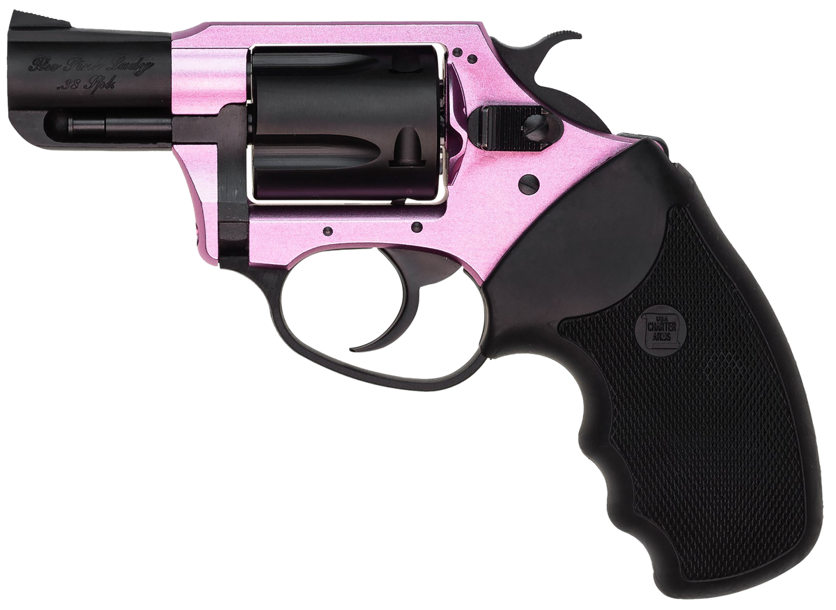 Charter Arms Pink Lady .38 Special 2" 5-Rd DAO Revolver - Black/Pink Aluminum — view 2