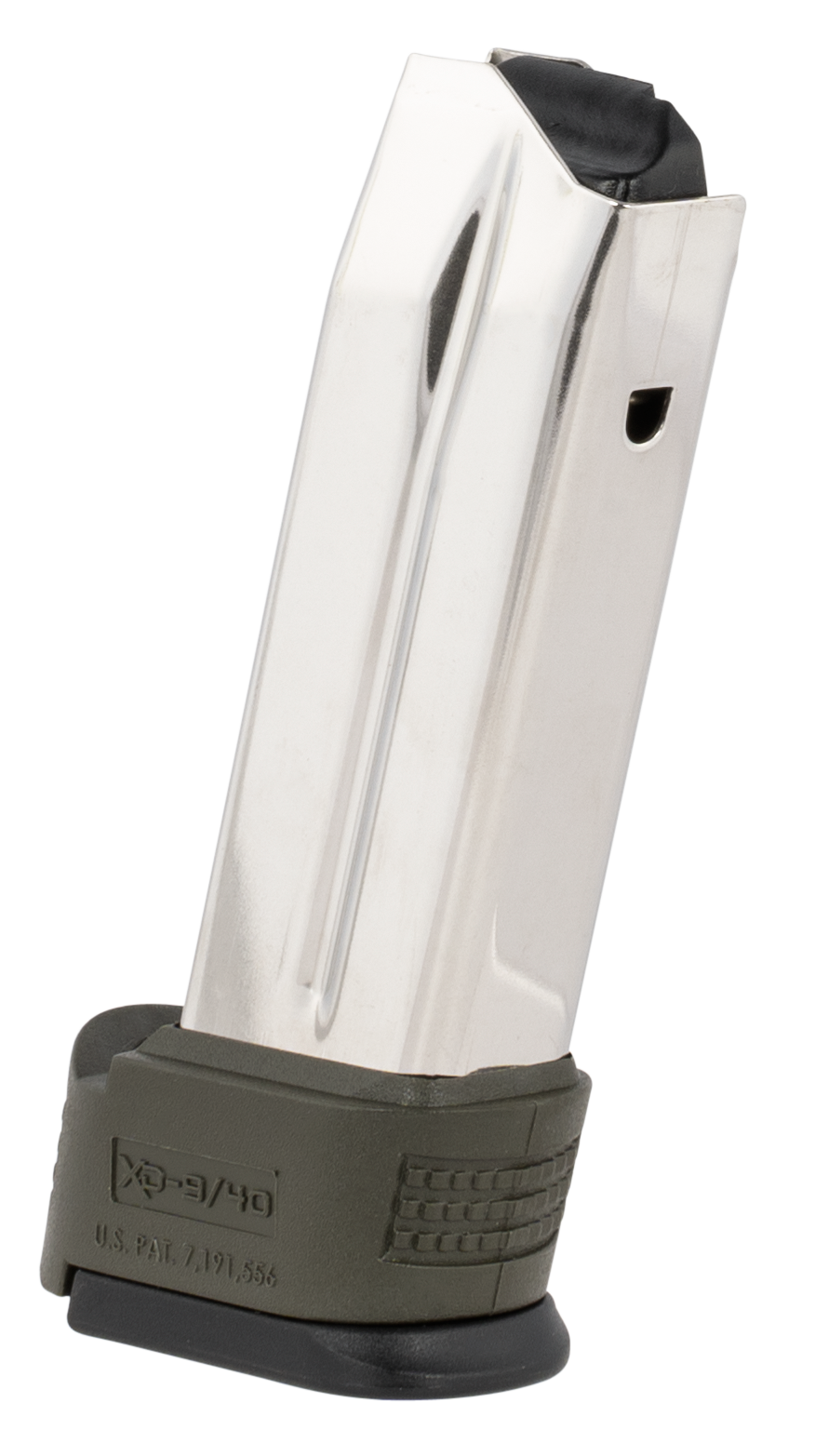 Springfield Armory XD0940GS XD Subcompact 40 S&W 10-Rd Stainless Steel Magazine w/ OD Green Sleeve — view 2