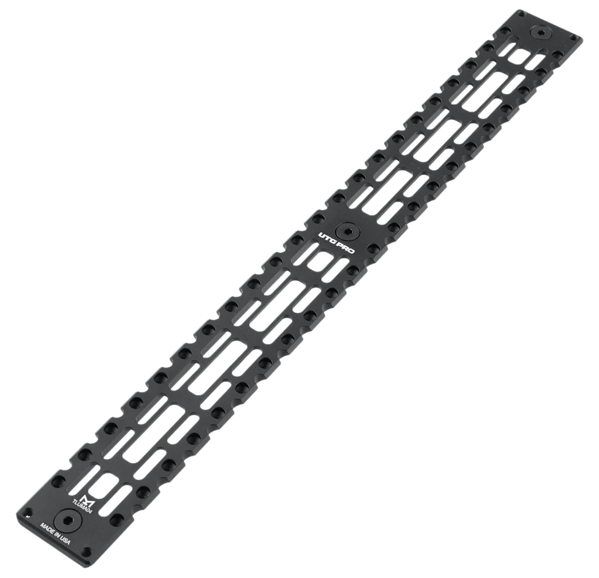 Leapers UTG PRO TLUMA04 ARCA Rail 9 Slot M-LOK 14.20" Matte Black 7075-T6 Aluminum — view 2
