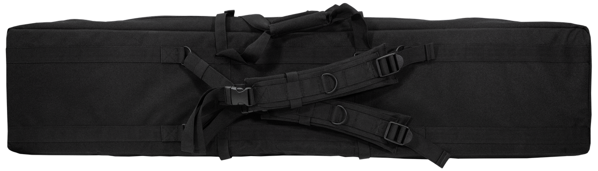 G*Outdoors GPS DRC55 Double Rifle Case 55" Black 600D Polyester w/ 2 Pistol Sleeves — view 2