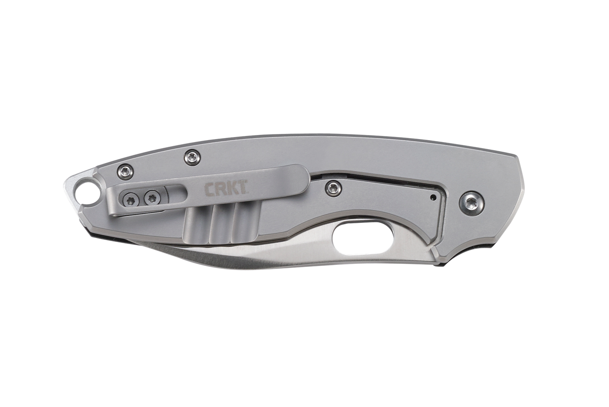 Columbia River Pilar III 2.97" Folding Spear Point Plain Satin 8Cr13MoV G10/SS Handle — view 2