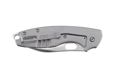 Columbia River Pilar III 2.97" Folding Spear Point Plain Satin 8Cr13MoV G10/SS Handle — view 2