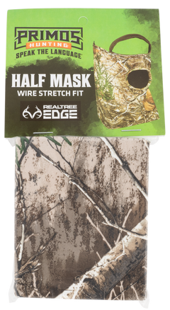 Primos Stretch Fit Realtree Edge Neoprene 1/2 Face Mask OSFA — view 2