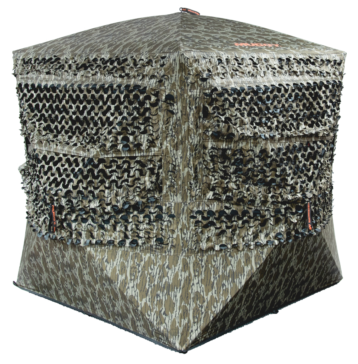 Muddy Carnage Diecut Ground Blind 58x58 3-Person - Mossy Oak BottomLand Camo — view 2
