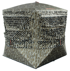Muddy Carnage Diecut Ground Blind 58x58 3-Person - Mossy Oak BottomLand Camo — view 2