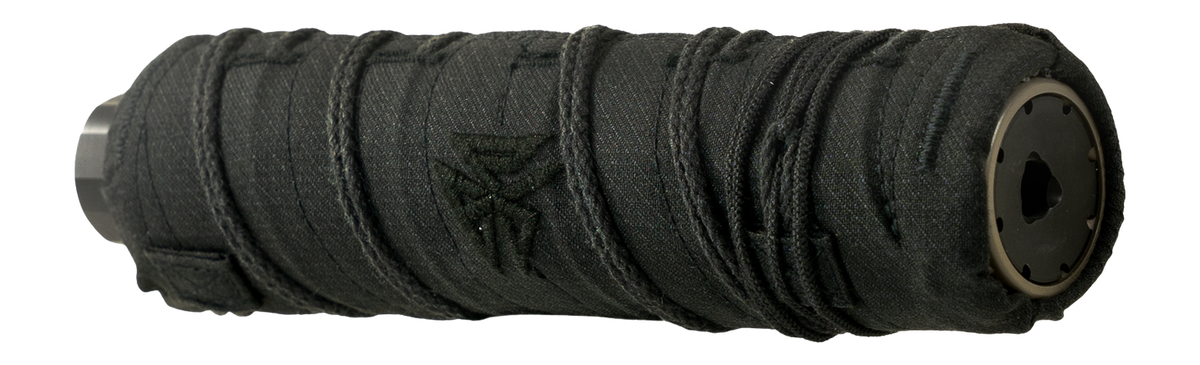 Burn Proof Gear Omega 36M Suppressor Cover Heavy 7 in x 1.6 in Black — view 2