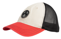 Magpul Industries Icon Patch Trucker Hat Stone/Red/Black OSFA Adjustable Snapback — view 2