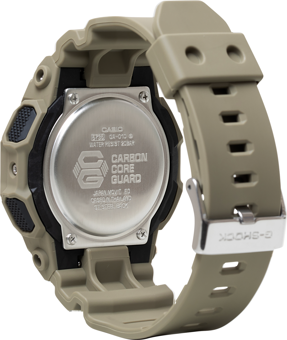 Casio G-Shock GA010-5ACR Analog/Digital 200M Tan Resin Watch — view 2
