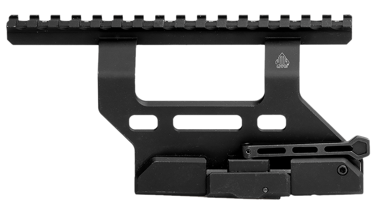 Leapers UTG Accu-Sync AK QR Side Mount 6.69" Matte Black Aluminum — view 2
