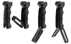 Leapers UTG D-Grip Quick Release Deployable Bipod Picatinny Black Aluminum/Steel — view 2