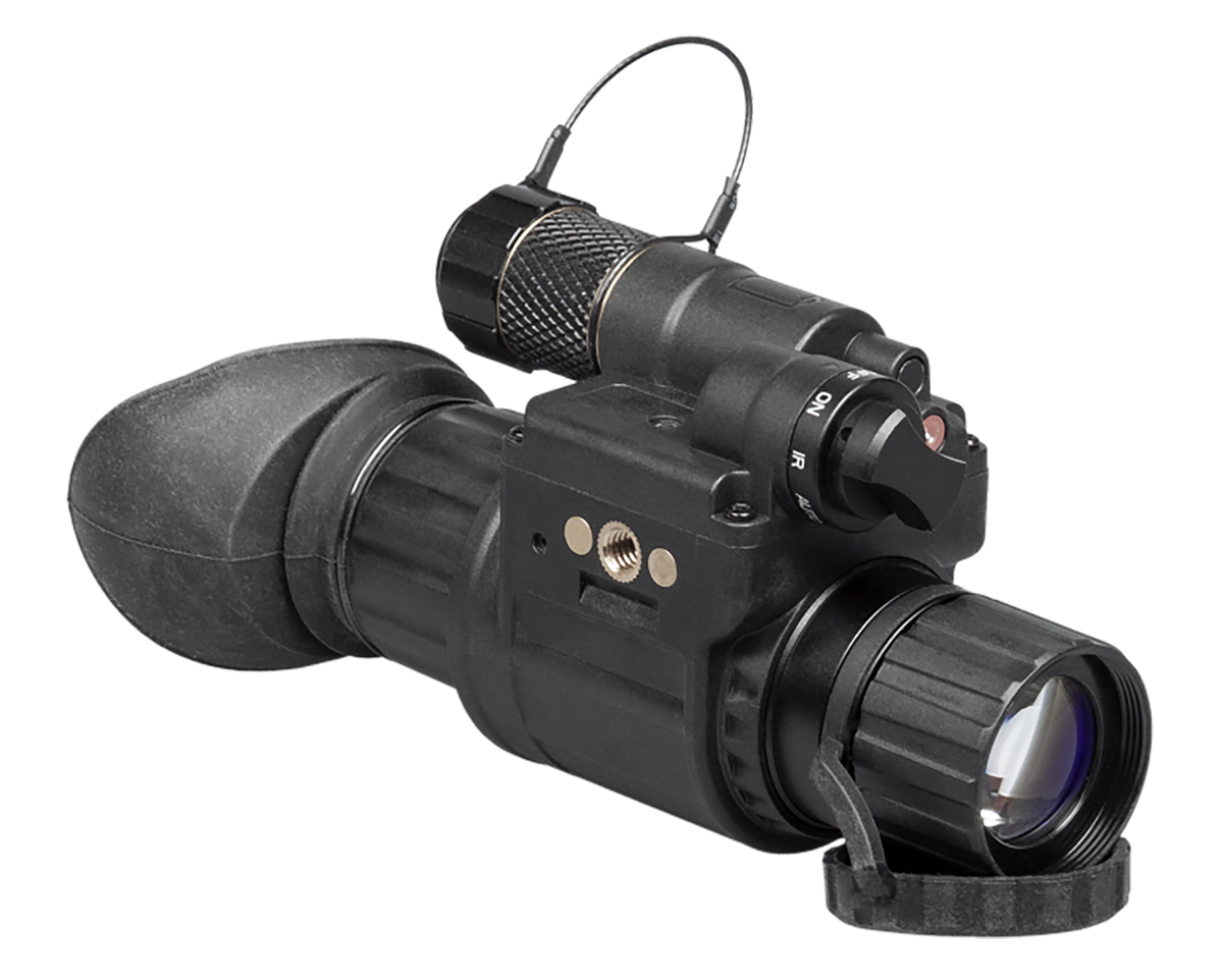 AGM Global Vision Wolf-14 NL1 Gen 2+ P43 1x 25mm Night Vision Monocular - Black — view 2