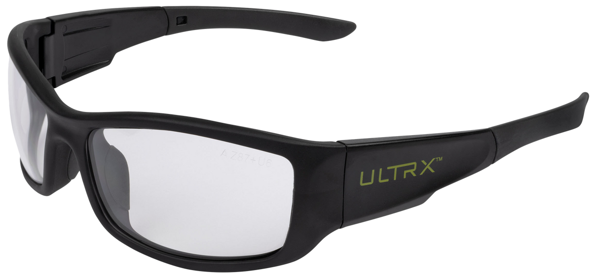 Allen ULTRX 4137 Sync Safety Glasses Clear Lens Black Frame — view 2