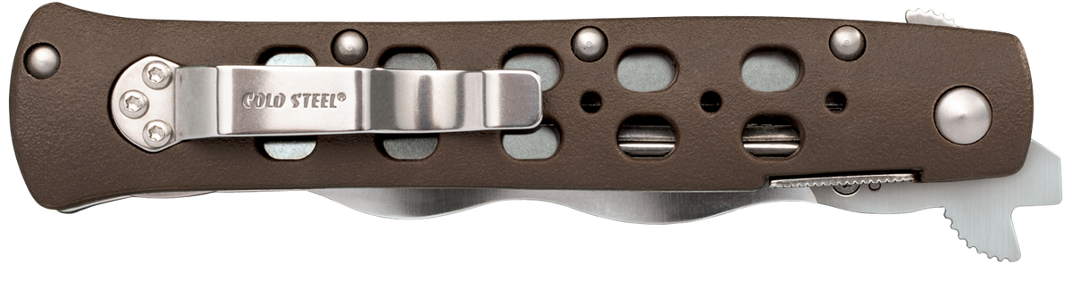 Cold Steel 26SK4 Ti-Lite 4" Folding Plain Kris AUS-10A SS Flat Dark Earth Griv-Ex Handle — view 2