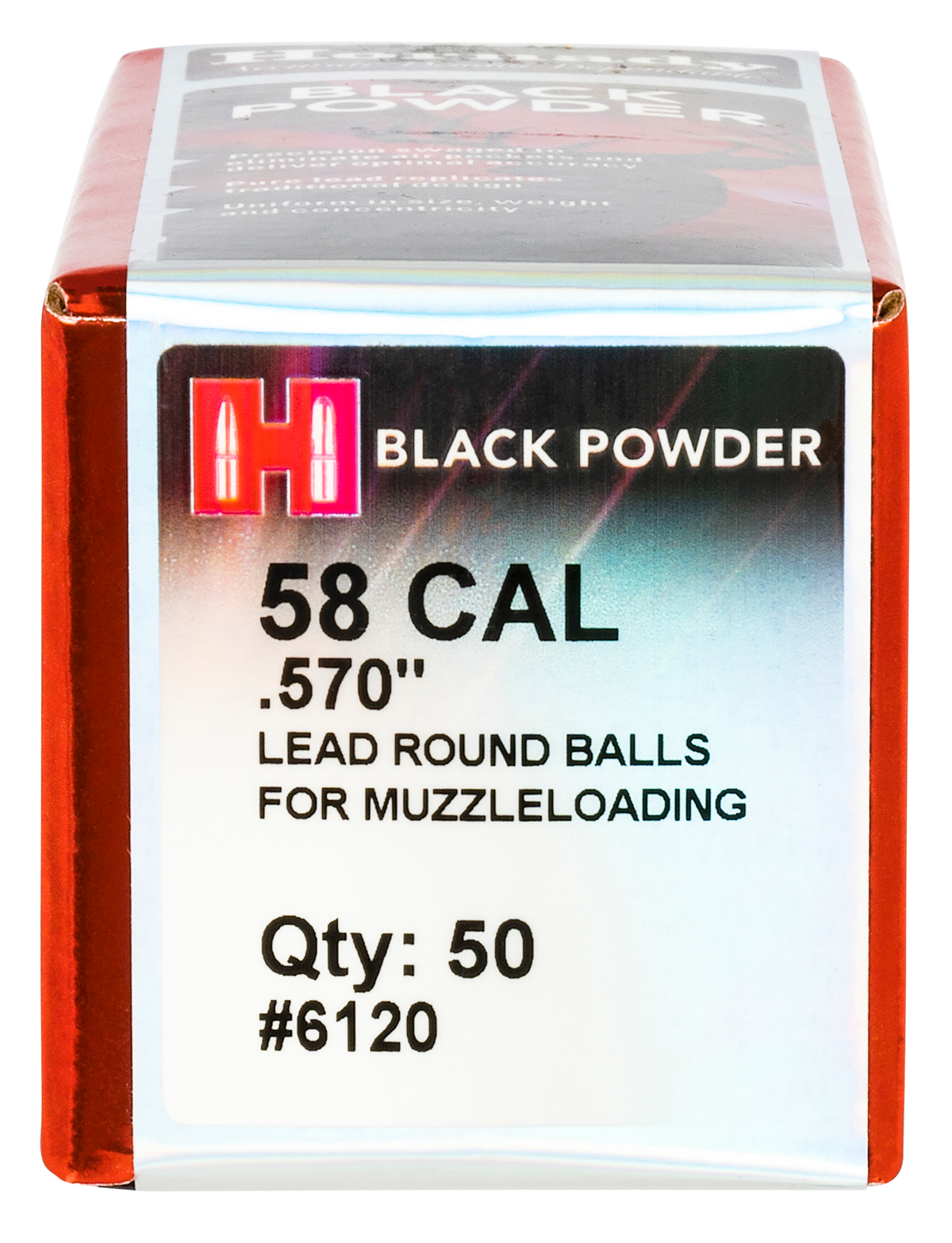 Hornady 6120 Lead Balls .58 Cal .570 228gr Round Ball - 50 Per Box — view 2