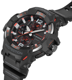 G-Shock Gravitymaster GR-B300-1A4 Tough Solar Carbon Core Guard Black/Orange Pilot Watch