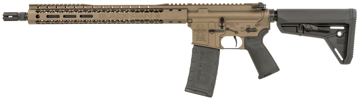 Black Rain Spec 15+ SSP 300 Blackout 16" 30+1 Semi-Auto AR-15 Rifle - Midnight Bronze Cerakote — view 2