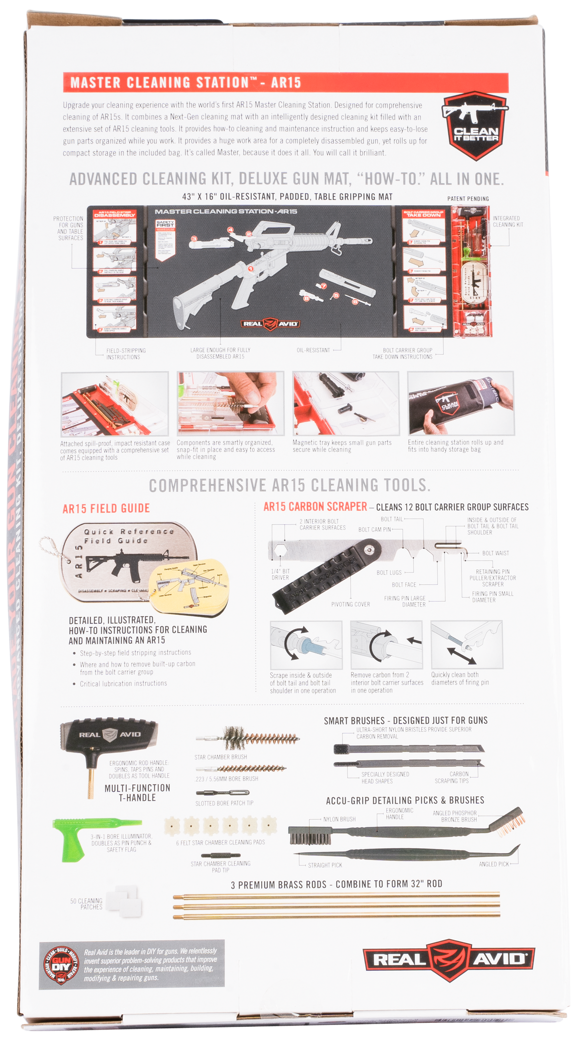 Real Avid Master Cleaning Station AR-15 .223 Rem/5.56x45mm NATO Cleaning Kit — view 2