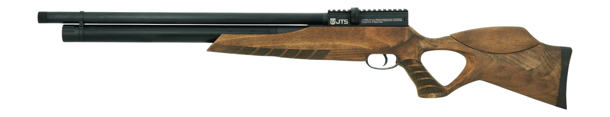 JTS Airacuda Max .25 Cal PCP 18" 10-Rd Sidelever Air Rifle - Wood Stock — view 2