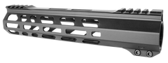 TacFire A.C.E. 10" M-LOK Free Float Handguard - AR-15 - Black Hardcoat Anodized Aluminum — view 2