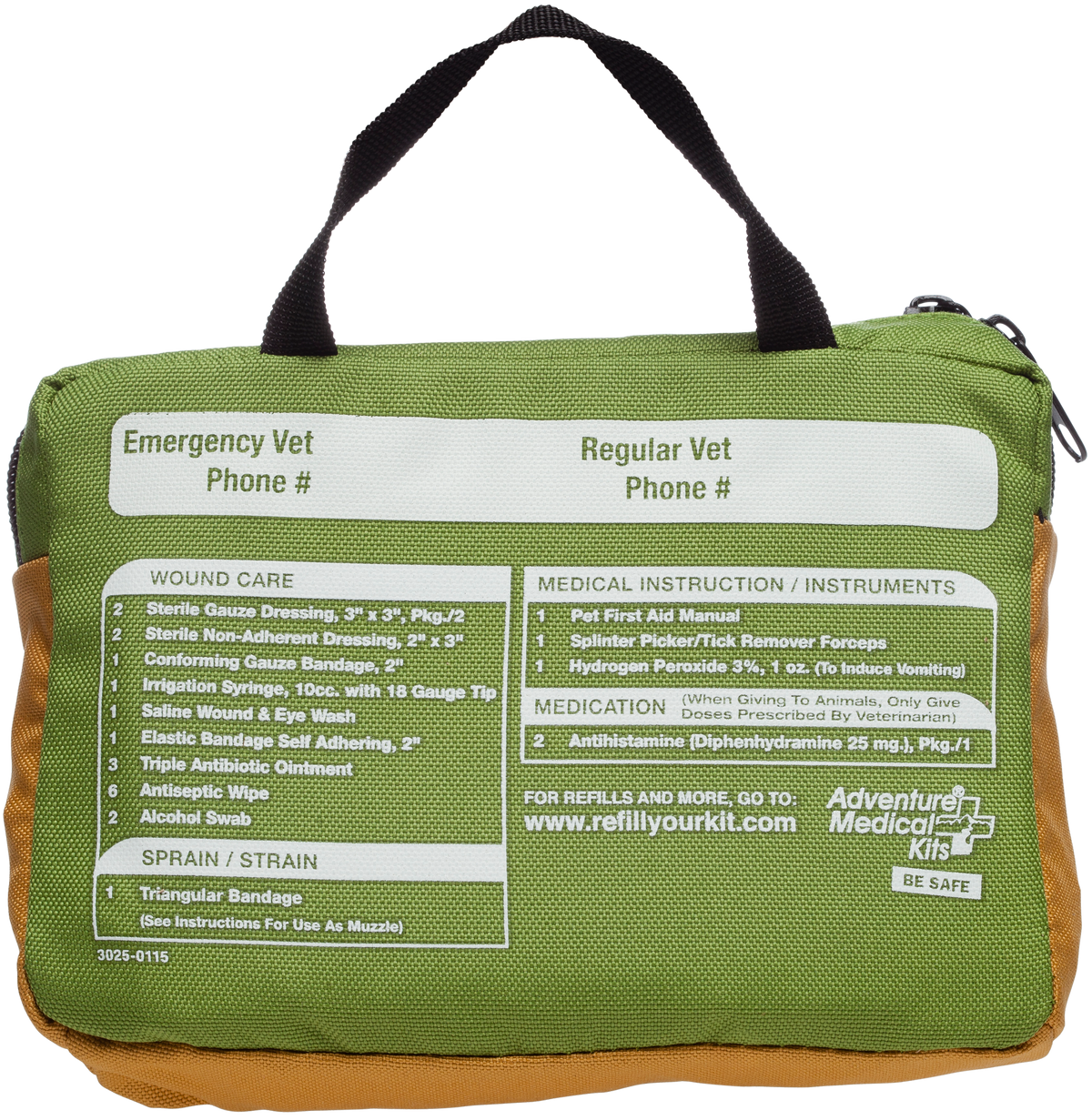 Adventure Medical Kits Trail Dog Medical Kit - Pet First Aid Kit - Green — view 2