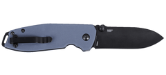 Columbia River Squid XM 2.95" Folding Drop Point Plain D2 Black Oxide Gray G10 — view 2