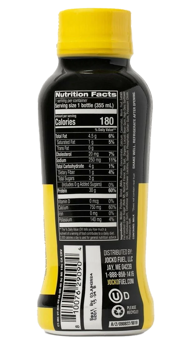 Jocko Fuel Molk Banana Cream Protein Shake 12oz 12-Pack — view 2