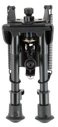 Harris S-BRM Swivel Bipod 6-9" Swivel Stud Notched Legs Rubber Feet - Black Steel/Aluminum — view 2